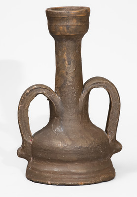 Tennessee Stoneware Candlestick, late 19th or early 20th century