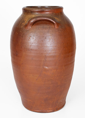 Rare SMITH JR (Samuel Smith, Knox County, TN) Salt-Glazed Stoneware Jar