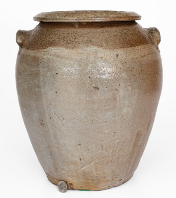 Attrib. John Wesley Carpenter, Carroll County, VA Salt-Glazed Stoneware Jar