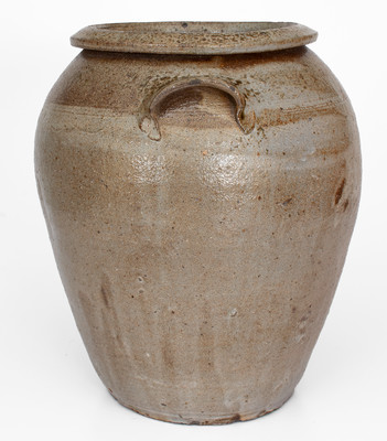 Attrib. John Wesley Carpenter, Carroll County, VA Salt-Glazed Stoneware Jar