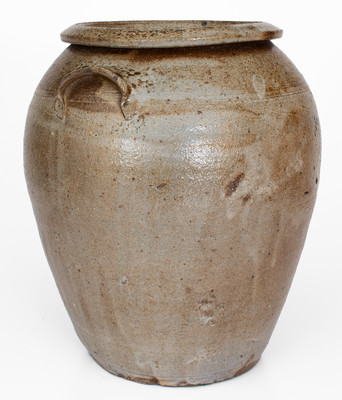 Attrib. John Wesley Carpenter, Carroll County, VA Salt-Glazed Stoneware Jar
