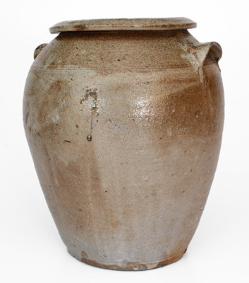 Attrib. John Wesley Carpenter, Carroll County, VA Salt-Glazed Stoneware Jar