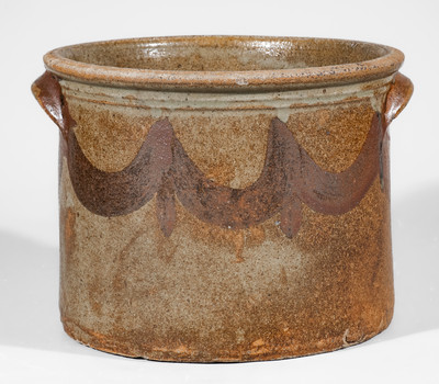 Rare attrib. Phoenix Factory, Shaw's Creek, Edgefield District, SC Stoneware Cake Crock