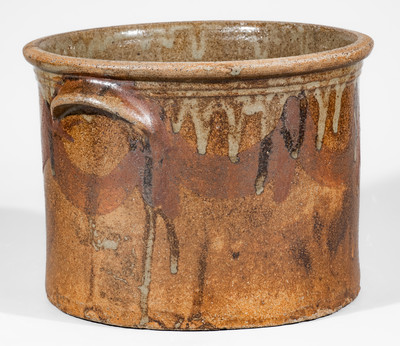 Rare attrib. Phoenix Factory, Shaw's Creek, Edgefield District, SC Stoneware Cake Crock