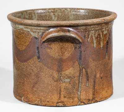 Rare attrib. Phoenix Factory, Shaw's Creek, Edgefield District, SC Stoneware Cake Crock