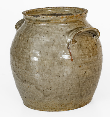 Attrib. Landrum Brick and Pottery, Columbia, South Carolina Stoneware Jar w/ Impressed Circle