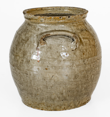 Attrib. Landrum Brick and Pottery, Columbia, South Carolina Stoneware Jar w/ Impressed Circle
