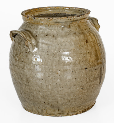 Attrib. Landrum Brick and Pottery, Columbia, South Carolina Stoneware Jar w/ Impressed Circle