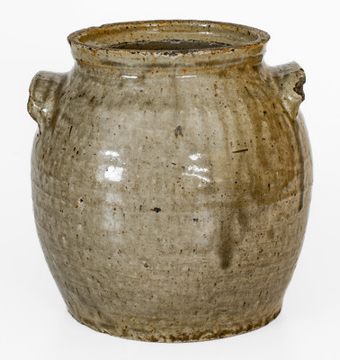 Attrib. Landrum Brick and Pottery, Columbia, South Carolina Stoneware Jar w/ Impressed Circle