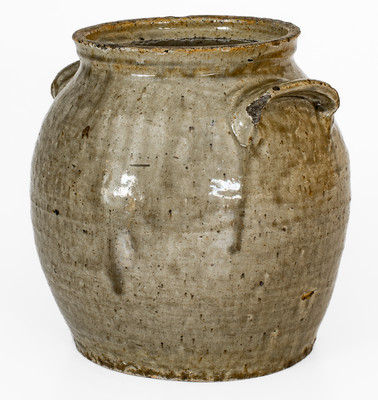 Attrib. Landrum Brick and Pottery, Columbia, South Carolina Stoneware Jar w/ Impressed Circle