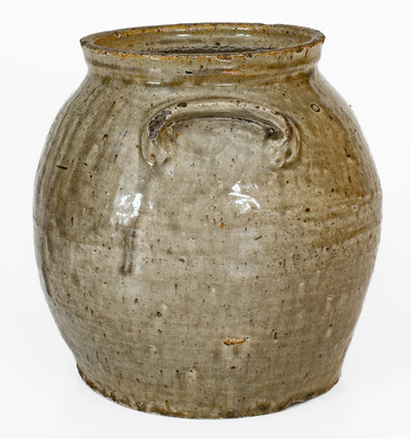 Attrib. Landrum Brick and Pottery, Columbia, South Carolina Stoneware Jar w/ Impressed Circle