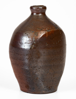 Extremely Rare SMITH (Samuel Smith Pottery, Knox County, TN) Salt-Glazed Stoneware Flask