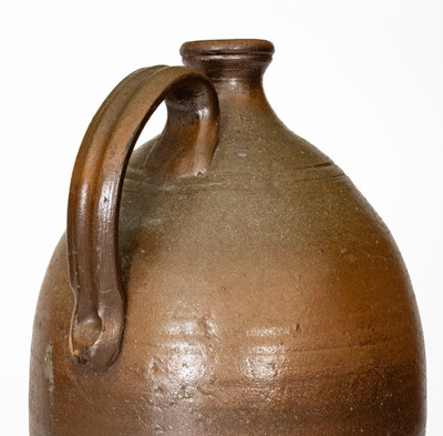 Attrib. James Crawley, Putnam County, Tennessee Salt-Glazed Stoneware Jug