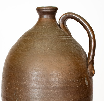 Attrib. James Crawley, Putnam County, Tennessee Salt-Glazed Stoneware Jug