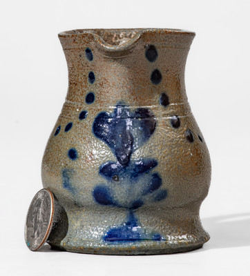 Miniature attrib. Decker Pottery, Washington County, Tennessee Stoneware Pitcher