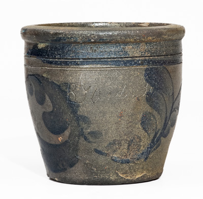 Extremely Rare "Mohawk Pottery Co," Tennessee Small-Sized Stoneware Jar, Inscribed "Byard Harris"