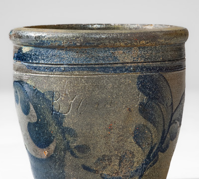 Extremely Rare "Mohawk Pottery Co," Tennessee Small-Sized Stoneware Jar, Inscribed "Byard Harris"