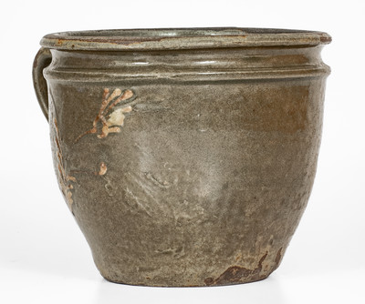 Rare attrib. Collin Rhodes, Shaw's Creek, Edgefield District, SC Stoneware Clabber Bowl