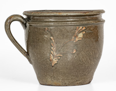 Rare attrib. Collin Rhodes, Shaw's Creek, Edgefield District, SC Stoneware Clabber Bowl