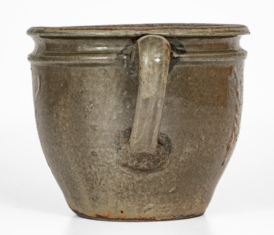 Rare attrib. Collin Rhodes, Shaw's Creek, Edgefield District, SC Stoneware Clabber Bowl