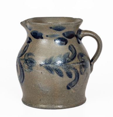 Rare attrib. Decker Pottery, Washington County, TN Squat-Form Stoneware Pitcher