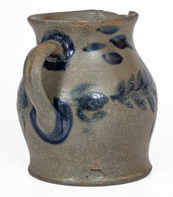 Rare attrib. Decker Pottery, Washington County, TN Squat-Form Stoneware Pitcher