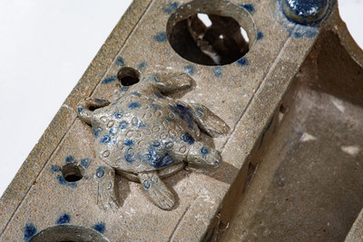 412. Pottery,Inkstand,Cobalt,TN,Decker (844)