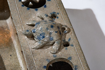 412. Pottery,Inkstand,Cobalt,TN,Decker (844)