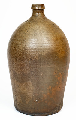 Rare W. GRINSTAFF 1874 Two-Gallon Salt-Glazed Stoneware Jug, Blount County, Tenn.