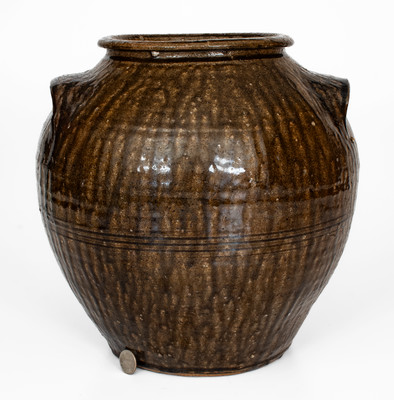 Lincoln County, North Carolina Stoneware Jar, possibly Daniel Seagle, mid 19th century