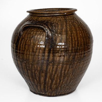 Lincoln County, North Carolina Stoneware Jar, possibly Daniel Seagle, mid 19th century