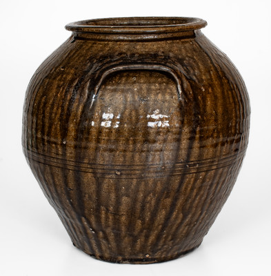 Lincoln County, North Carolina Stoneware Jar, possibly Daniel Seagle, mid 19th century