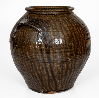 Lincoln County, North Carolina Stoneware Jar, possibly Daniel Seagle, mid 19th century