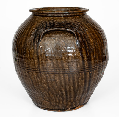 Lincoln County, North Carolina Stoneware Jar, possibly Daniel Seagle, mid 19th century