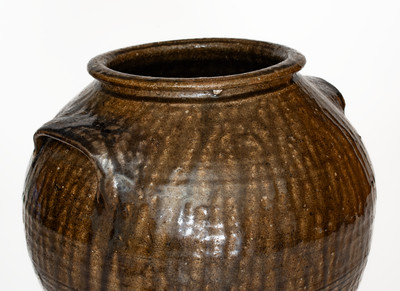 Lincoln County, North Carolina Stoneware Jar, possibly Daniel Seagle, mid 19th century