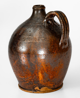 Manganese-Glazed Redware Jug attrib. Hinkle-Mort Pottery, Jefferson County, Tenn.