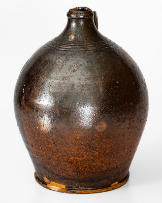 Manganese-Glazed Redware Jug attrib. Hinkle-Mort Pottery, Jefferson County, Tenn.