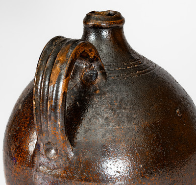 Manganese-Glazed Redware Jug attrib. Hinkle-Mort Pottery, Jefferson County, Tenn.