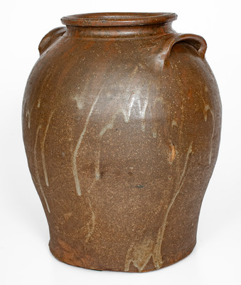 Stoneware Jar attrib. Lewis Miles's Stony Bluff Manufactory, Horse Creek Valley, Edgefield Distrist, SC