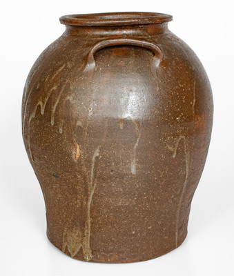 Stoneware Jar attrib. Lewis Miles's Stony Bluff Manufactory, Horse Creek Valley, Edgefield Distrist, SC