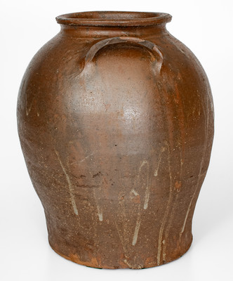 Stoneware Jar attrib. Lewis Miles's Stony Bluff Manufactory, Horse Creek Valley, Edgefield Distrist, SC