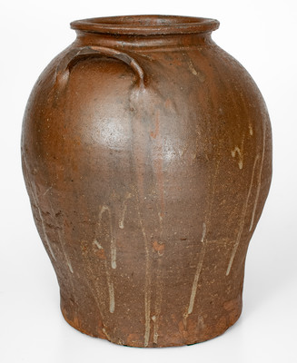 Stoneware Jar attrib. Lewis Miles's Stony Bluff Manufactory, Horse Creek Valley, Edgefield Distrist, SC