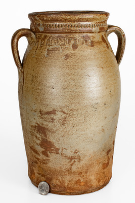 W GRINSTAFF 18 (Blount County, Tenn.) Two-Gallon Salt-Glazed Stoneware Jar