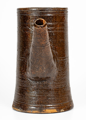 Extremely Rare attrib. Hinkle-Mort Pottery, Jefferson County, Tenn. Redware Coffeepot