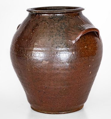 Exceedingly Rare and Important "Maj. T Owenby" Stoneware Jar, Union District, South Carolina