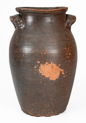 Attrib. Mort Pottery, Jefferson County, Tennessee Stoneware Jar