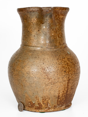 Edgefield District, SC Stoneware Pitcher, third quarter 19th century