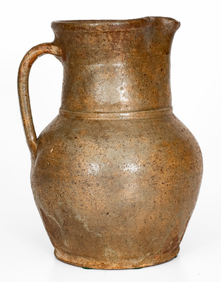 Edgefield District, SC Stoneware Pitcher, third quarter 19th century