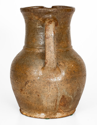 Edgefield District, SC Stoneware Pitcher, third quarter 19th century