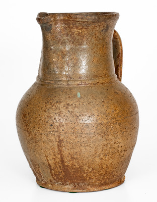 Edgefield District, SC Stoneware Pitcher, third quarter 19th century